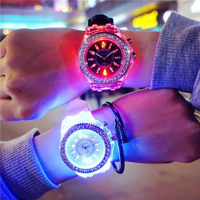 Jewelry Diamond Watches - ساعة نسائية مضيئة شخصية المياه الماس