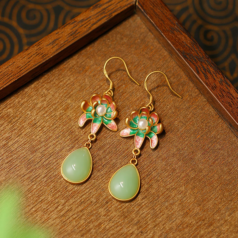 Drop Earrings - أقراط على شكل قطرة ماء من