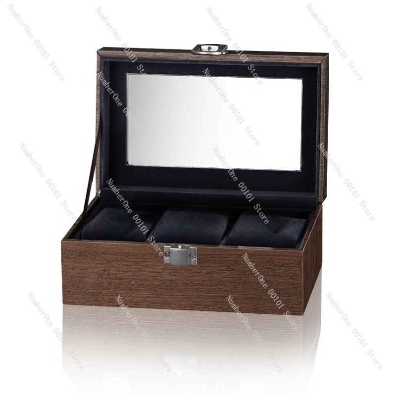 Jewelry Box With Watches - سلسلة صناديق ساعات من خشب الجوز،