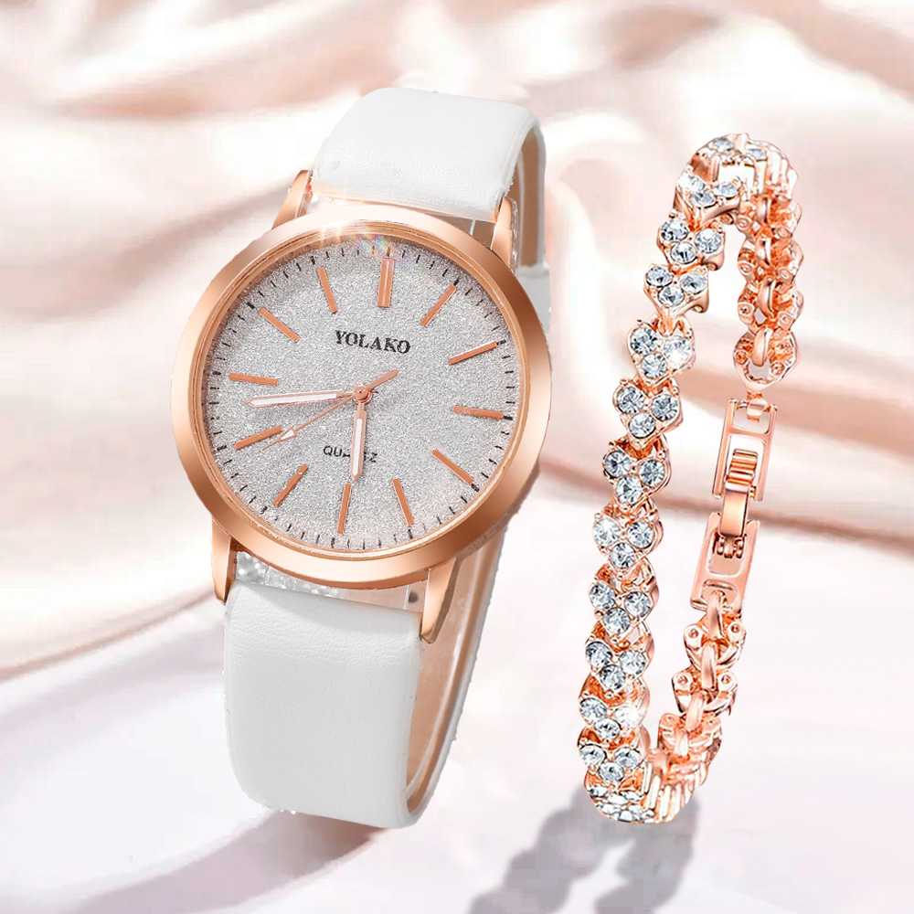 Jewelry Watch Making - طقم ساعة كوارتز أنيق مكون من