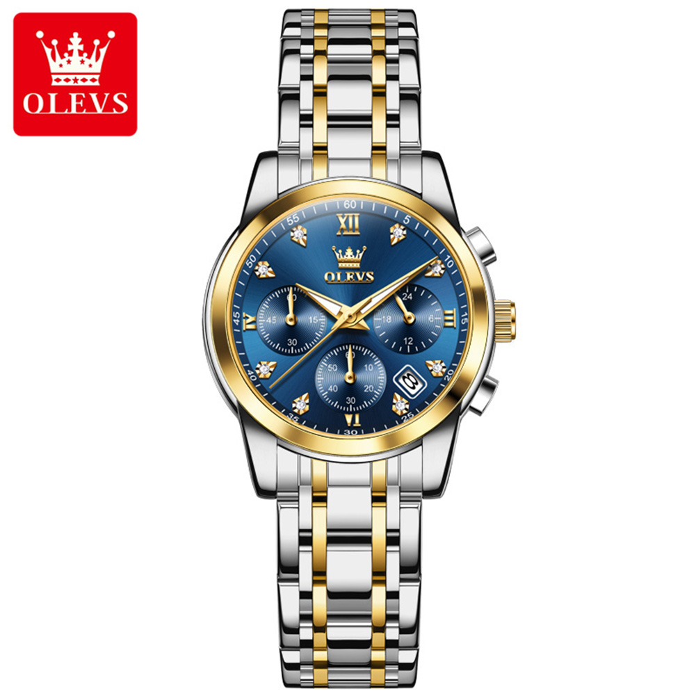 OLEVS ساعة نسائية ماركة فاخرة  - مراجعة Jewelry Diamond Watches وسعره