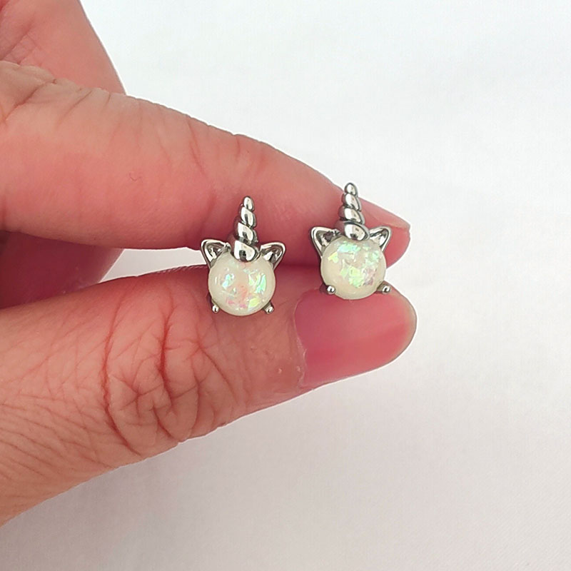 أوبال يونيكورن وأقراط للسيدات  - مراجعة Opal Earrings Dangle وسعره