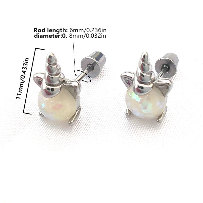 أوبال يونيكورن وأقراط للسيدات  - مراجعة Opal Earrings Dangle وسعره
