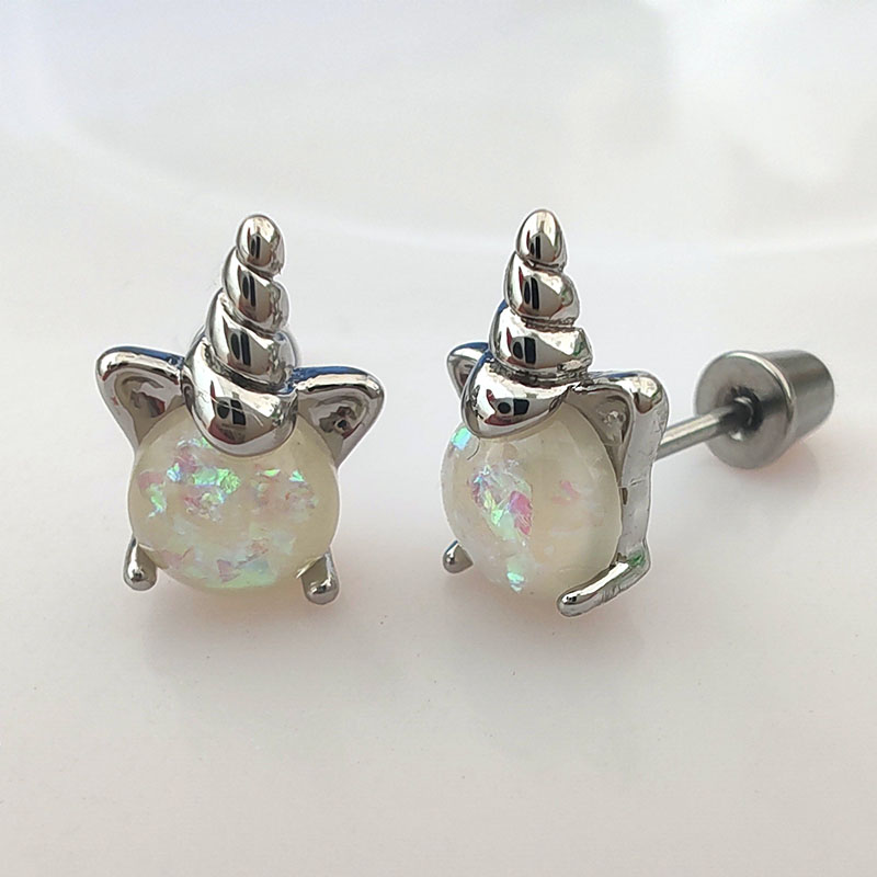 أوبال يونيكورن وأقراط للسيدات  - مراجعة Opal Earrings Dangle وسعره