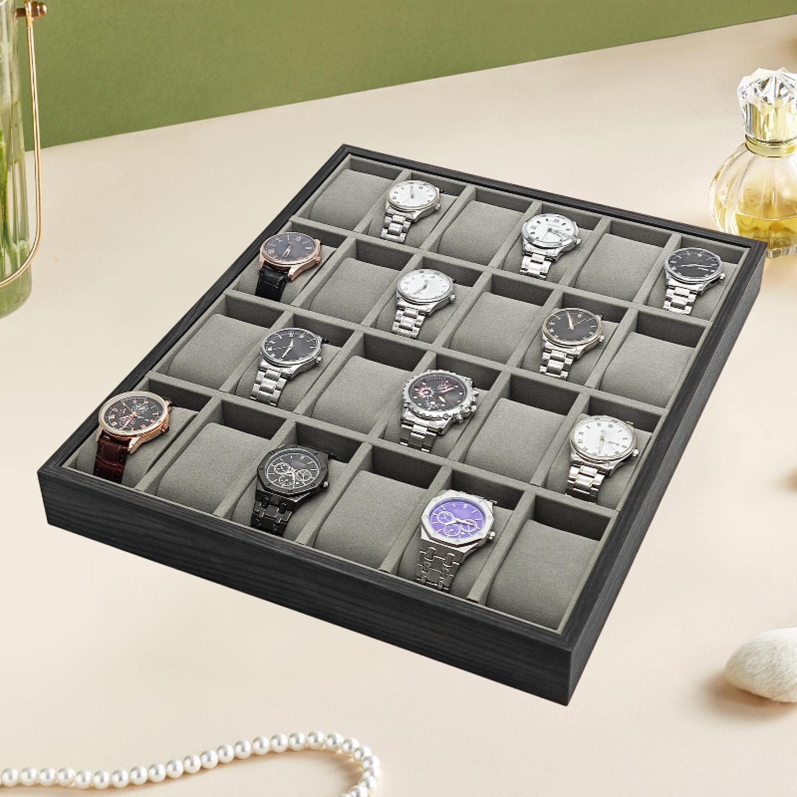 صينية تخزين الساعات الخشبية ذا - مراجعة Jewelry And Watches Exhibition وسعره