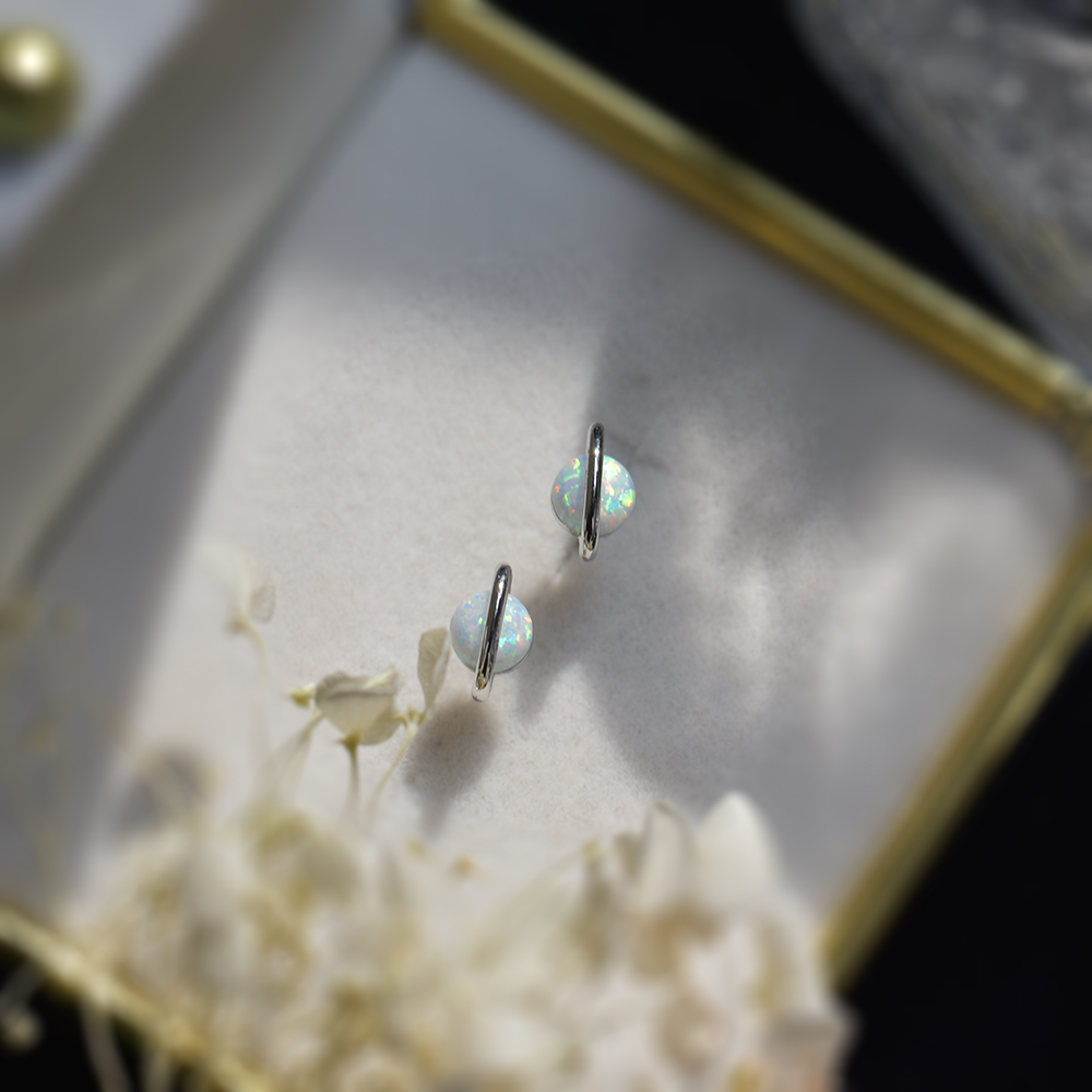 ITSMOS الأبيض النار العقيق الز - مراجعة Opal Earrings Dangle وسعره