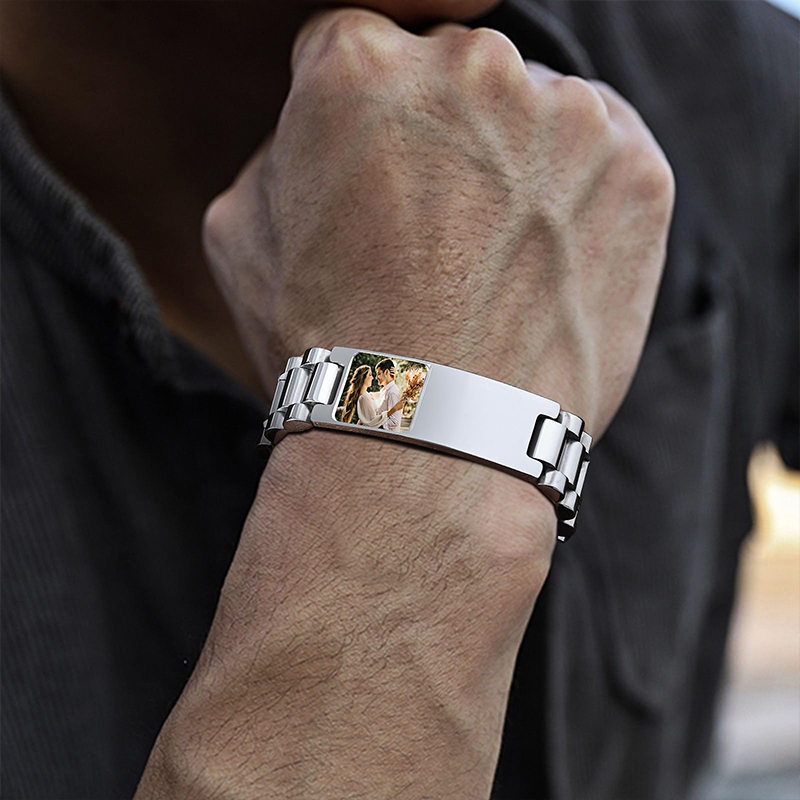 صورة مخصصة نص سوار حزام (استيك - مراجعة Jewelry Like Watches وسعره