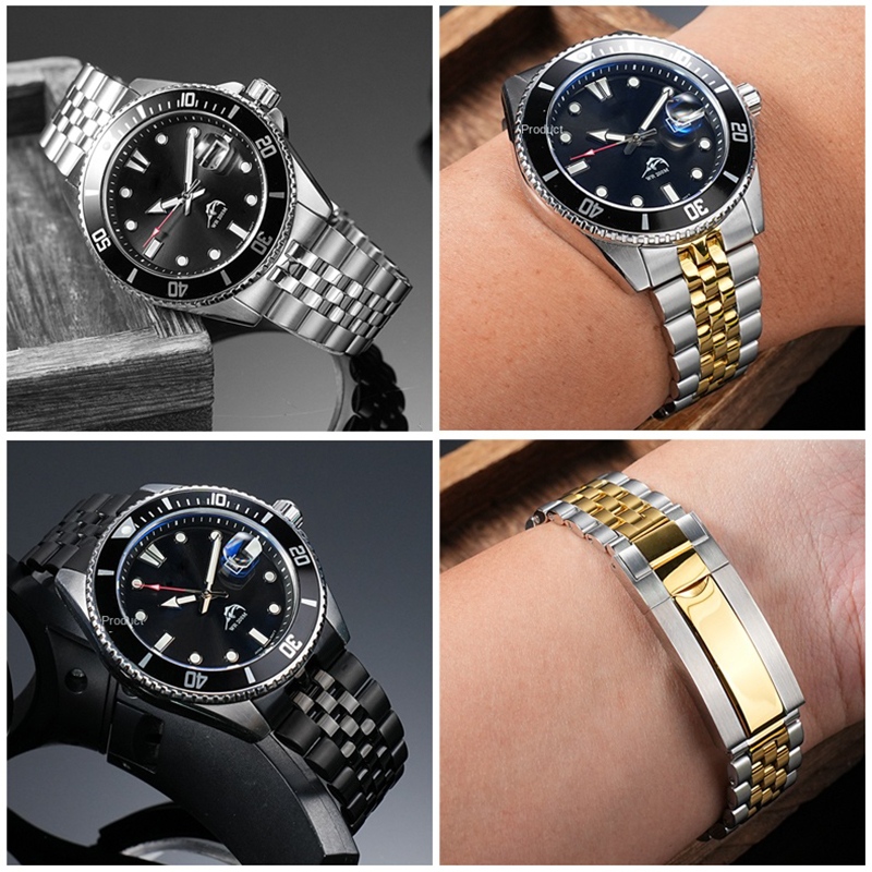 22 مللي متر 316L الصلب الفضة ا - مراجعة Jared Jewelry Watches وسعره