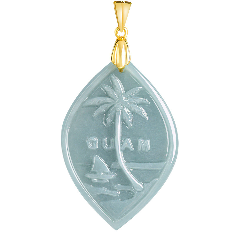 قلادة تذكارية سياحية من اليشم  - مراجعة Pacific Jewelry & Watches Los Angeles وسعره