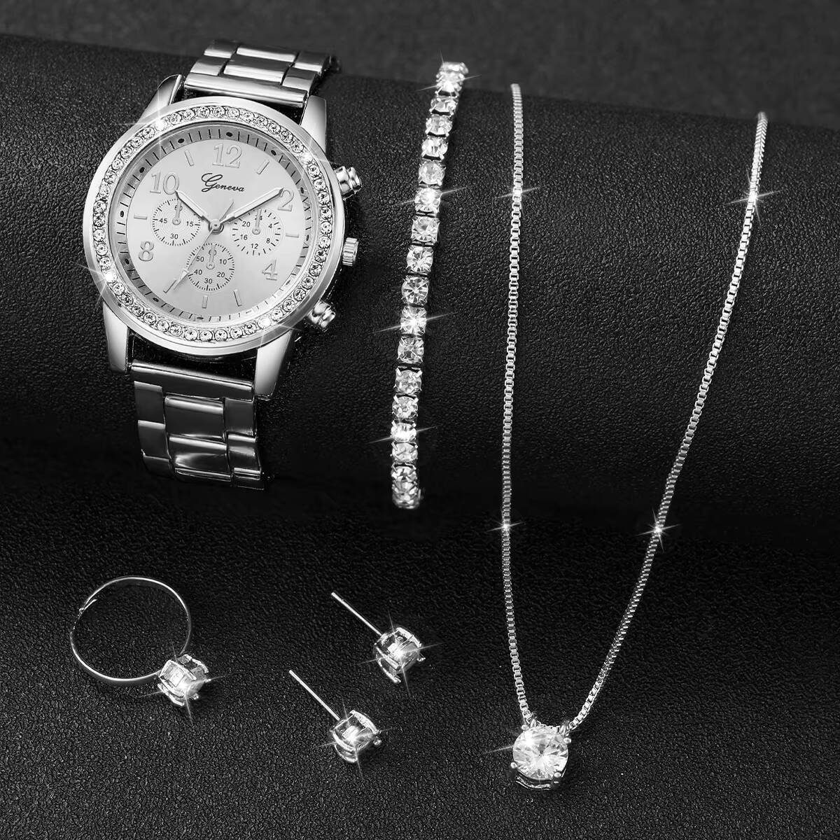 6 قطع/مجموعة ساعات نسائية أنيق - مراجعة Jewelry Watch Making وسعره