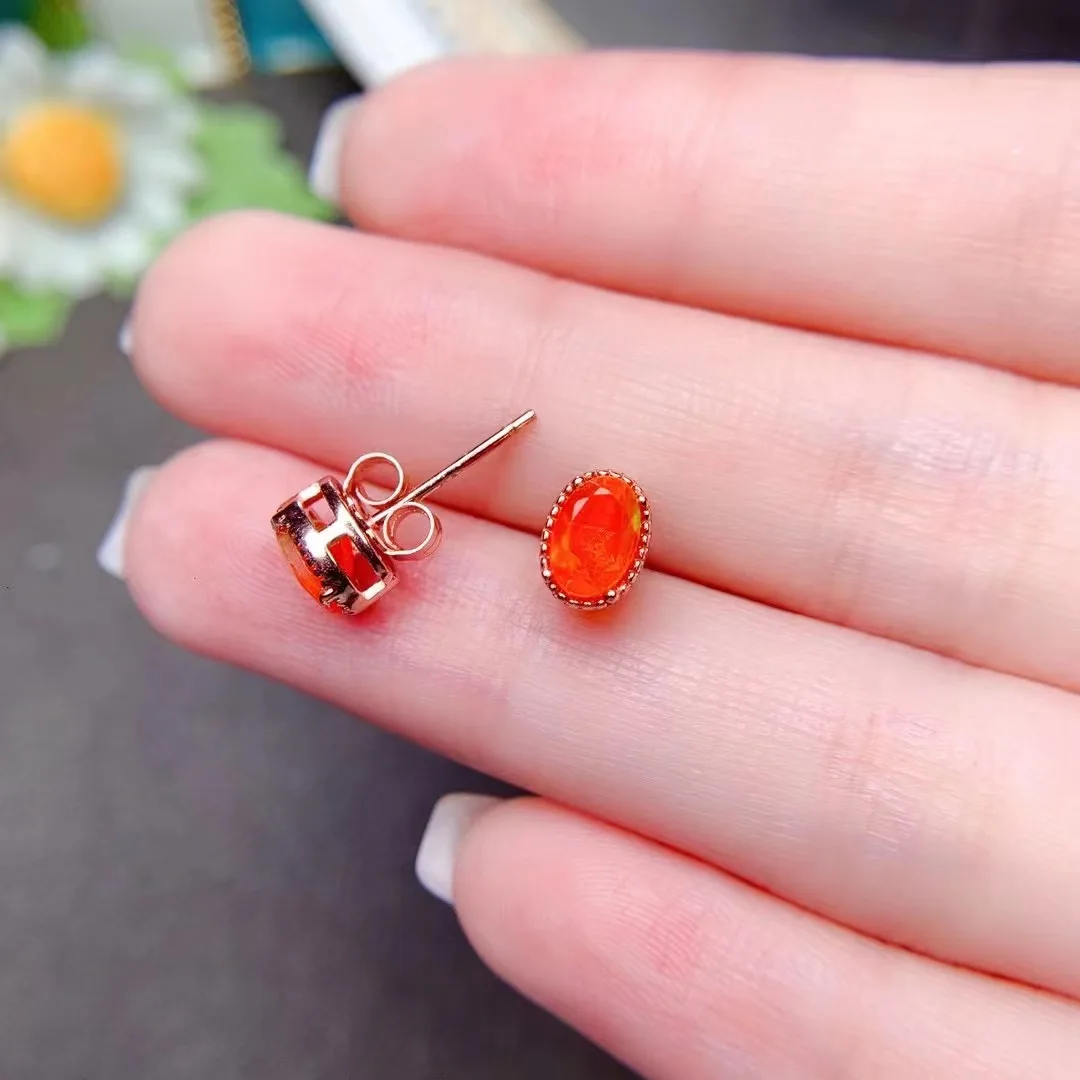 الطبيعية 4*6 مللي متر النار أو - مراجعة Opal Earrings Dangle وسعره