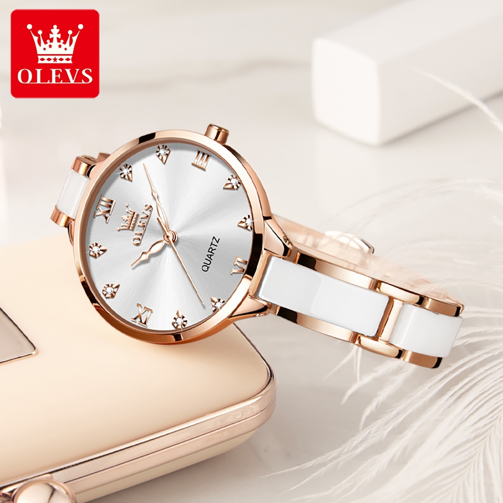 OLEVS 5872 ساعات نسائية كوارتز - مراجعة Jewellery Watches وسعره