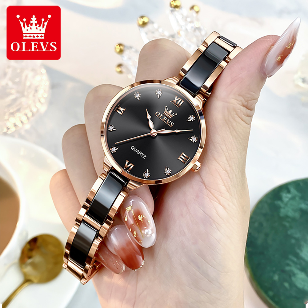 OLEVS 5872 ساعات نسائية كوارتز - مراجعة Jewellery Watches وسعره
