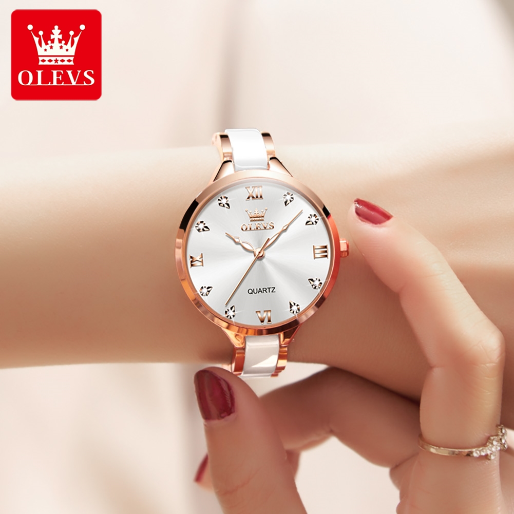OLEVS 5872 ساعات نسائية كوارتز - مراجعة Jewellery Watches وسعره