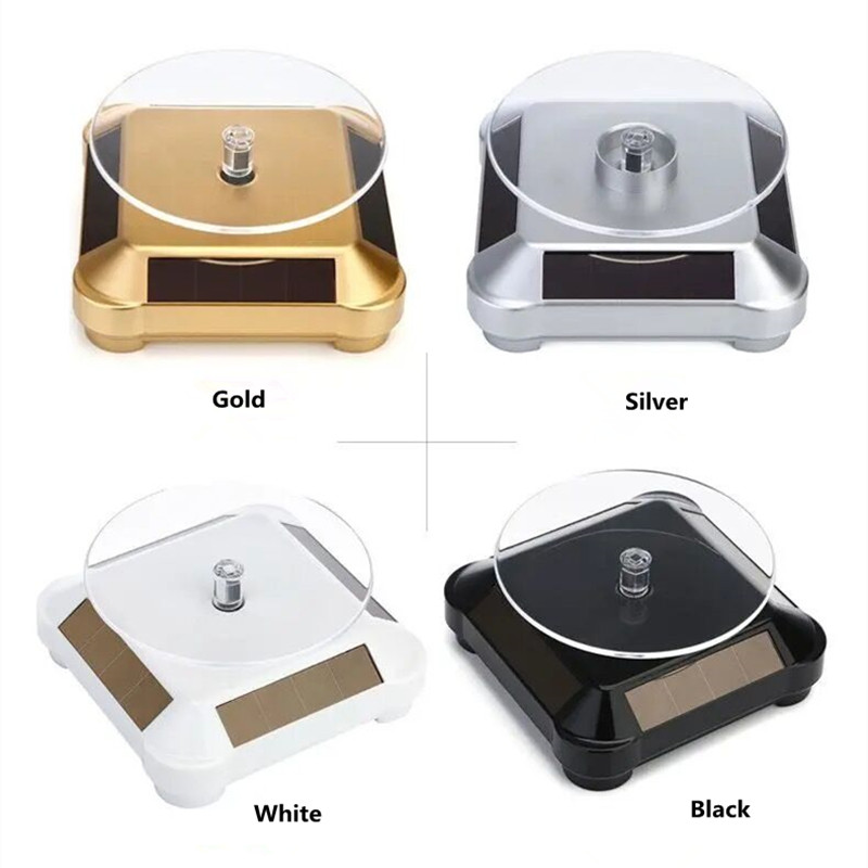 حامل عرض دوار بالطاقة الشمسية  - مراجعة Jewelry And Watches Exhibition وسعره