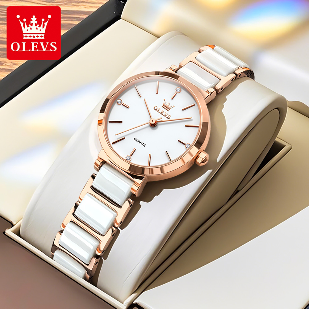 OLEVS ساعة نسائية 5877 ساعة كو - مراجعة Jewellery Watches وسعره