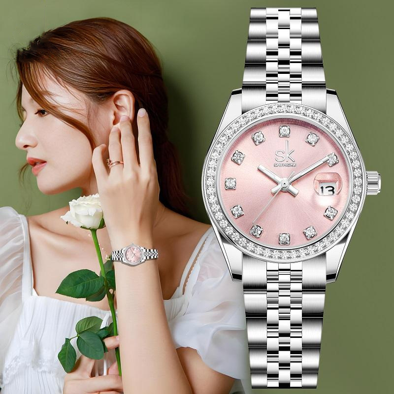 ساعة نسائية عصرية من UTHAI CQ4 - مراجعة Jewelry Diamond Watches وسعره