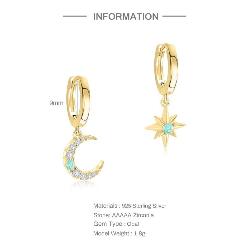 ROXI S925 فضة الطبيعية أوبال م - مراجعة Opal Earrings Dangle وسعره