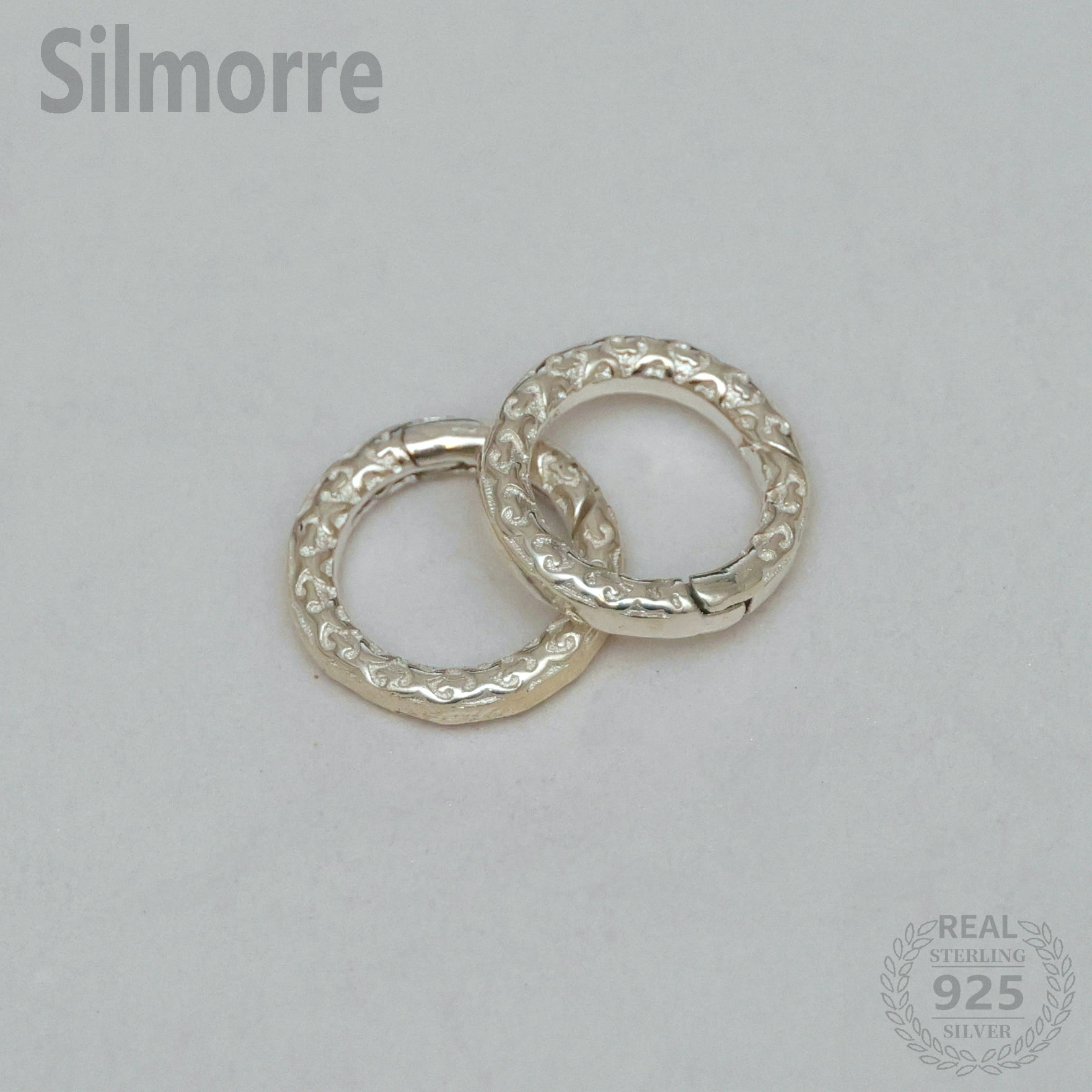 مشبك دائري من الفضة الإسترليني - مراجعة Fine Jewelry & Watches Photos وسعره