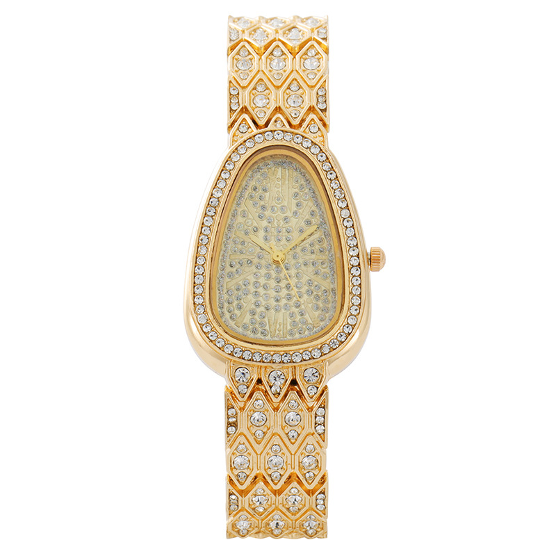 ساعة يد فاخرة على شكل ثعبان مر - مراجعة Jewelry Diamond Watches وسعره