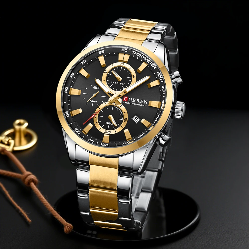 CURREN ساعات كوارتز كرونو رياض - مراجعة Jewellery Watches وسعره