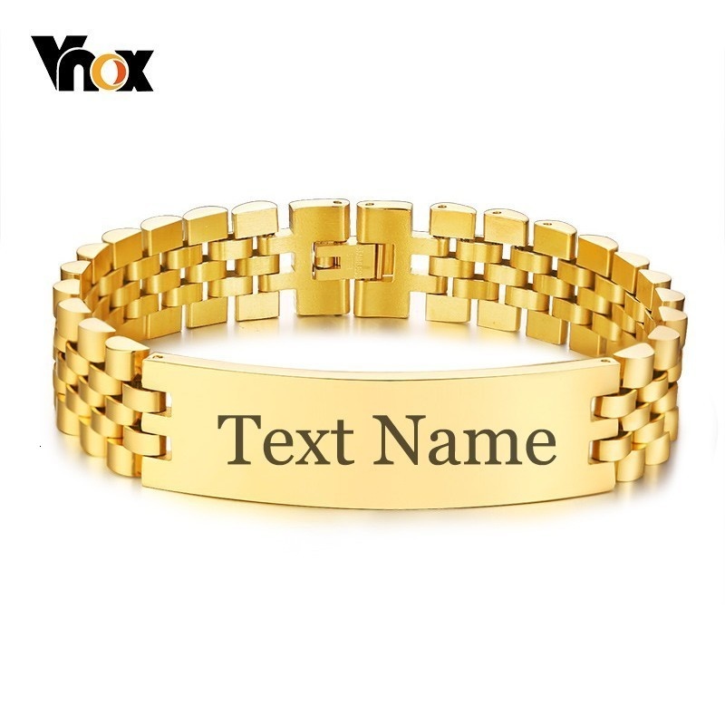 Vnox رجل 15 مللي متر واسعة ID  - مراجعة Jewelry Watches Men وسعره