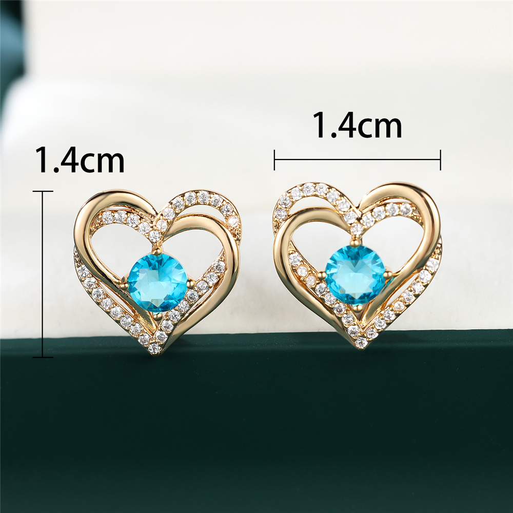 أقراط صغيرة من الزركون الأزرق  - مراجعة Opal Earrings Dangle وسعره