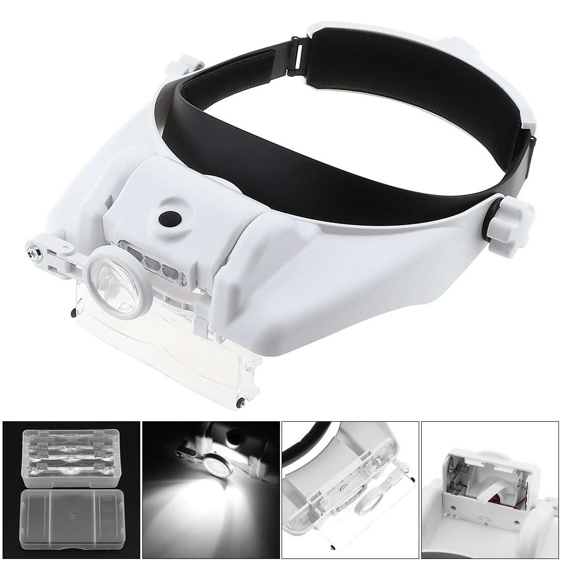عدسة مكبرة للنظارات بعصابة رأس - مراجعة Jewelry Eyewear Watches & Accessories وسعره