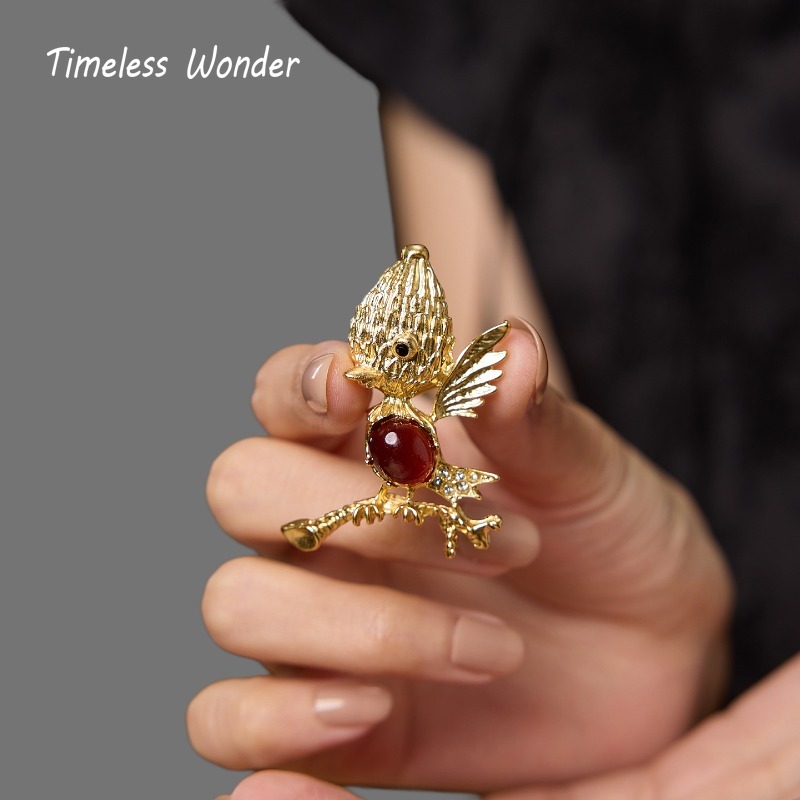 بروش على شكل طائر من الحجر الج - مراجعة Vintage Brooch Pin وسعره