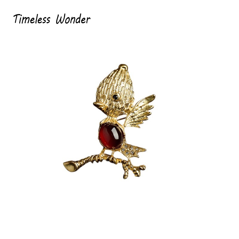 بروش على شكل طائر من الحجر الج - مراجعة Vintage Brooch Pin وسعره