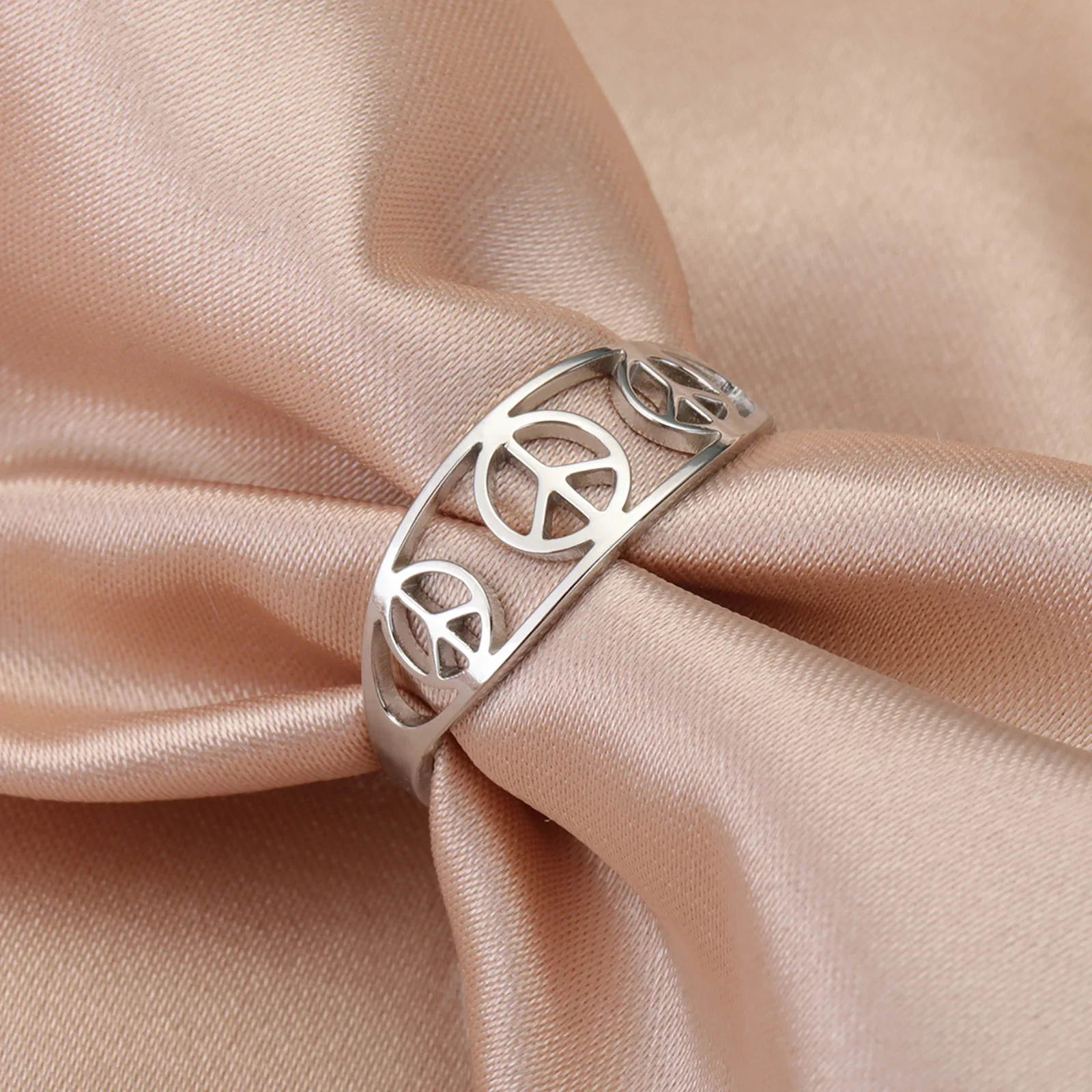 خواتم رمز السلام من الفولاذ ال - مراجعة Pacific Jewelry & Watches Los Angeles وسعره