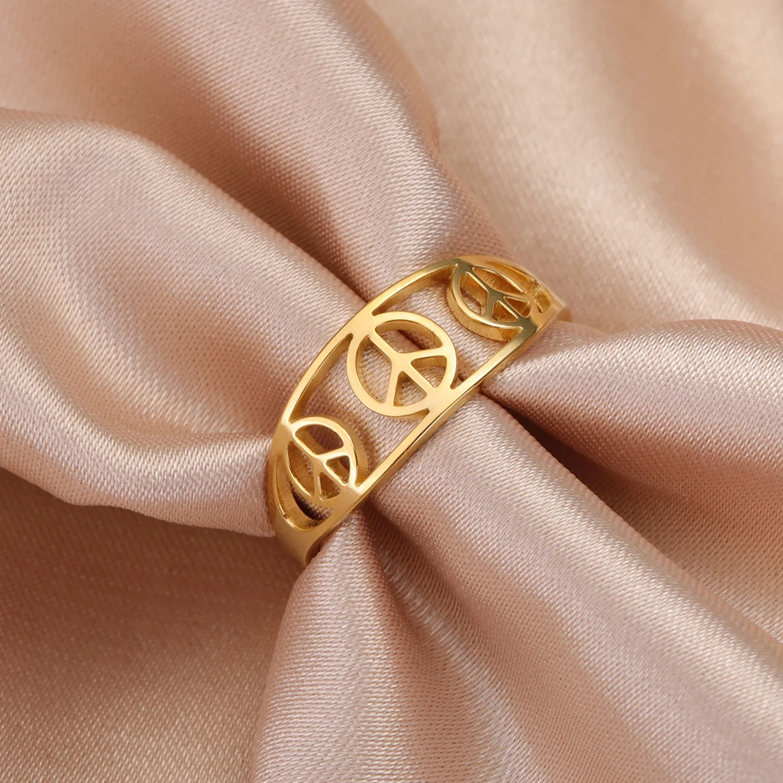خواتم رمز السلام من الفولاذ ال - مراجعة Pacific Jewelry & Watches Los Angeles وسعره