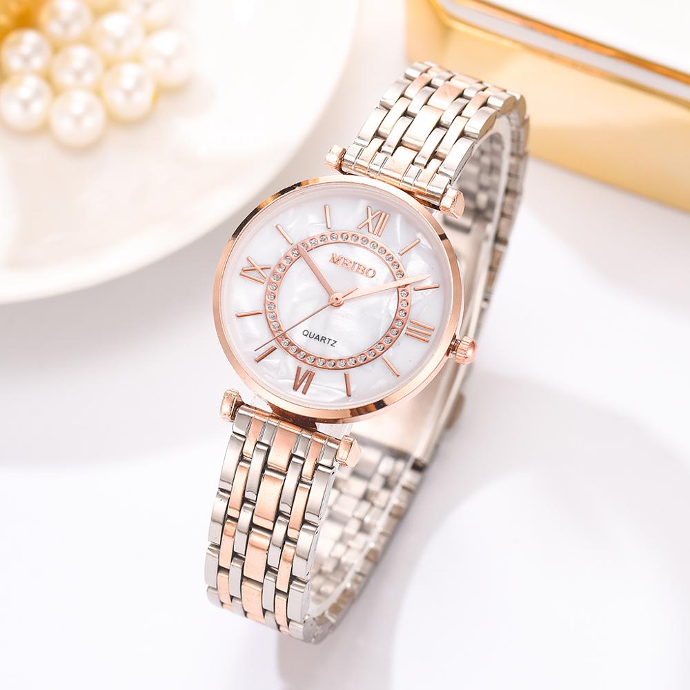 فاخر كريستال نساء ساعات يد الع - مراجعة Jewelry Diamond Watches وسعره
