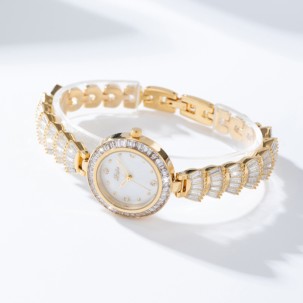 ساعة كوارتز فاخرة فرنسية خفيفة - مراجعة Jewelry Diamond Watches وسعره
