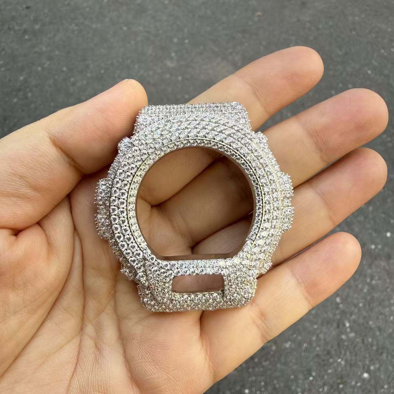 حافظات ساعات هيب هوب مرصعة بأح - مراجعة Jewelry Watches Men وسعره