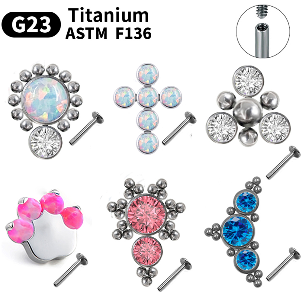 أقراط تيتانيوم G23 للنساء مع ح - مراجعة Opal Earrings Dangle وسعره