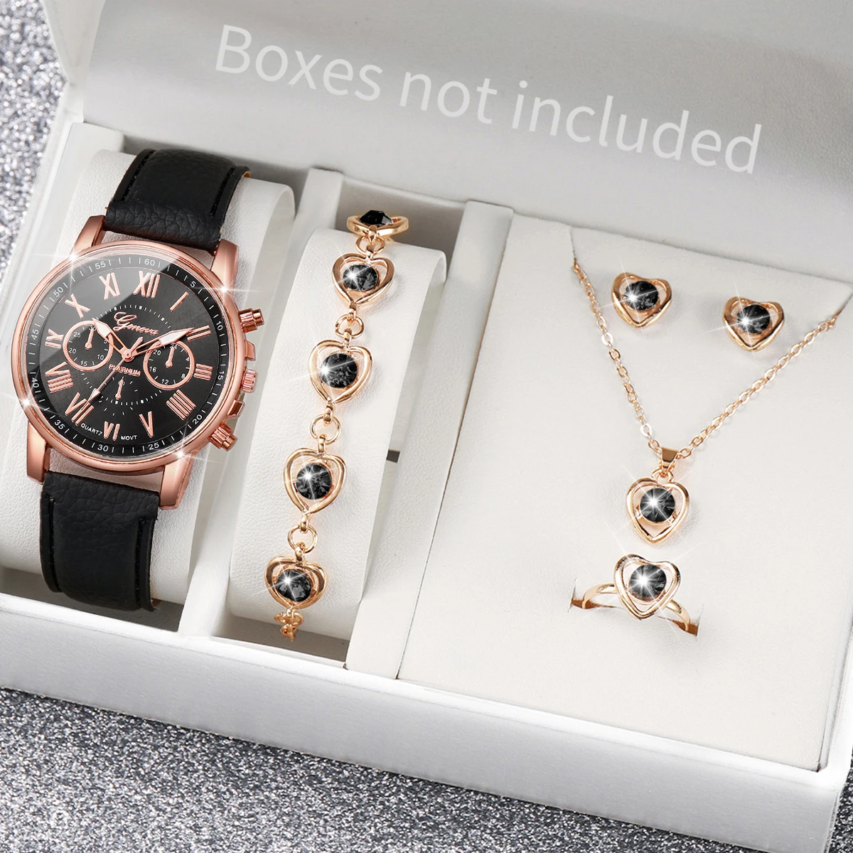 مجموعة مجوهرات وساعة كريستال و - مراجعة Jewelry Watch Making وسعره