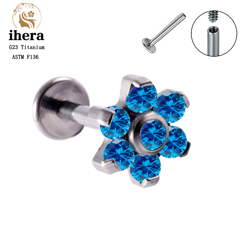 أقراط تيتانيوم G23 على شكل زهر - مراجعة Opal Earrings Dangle وسعره