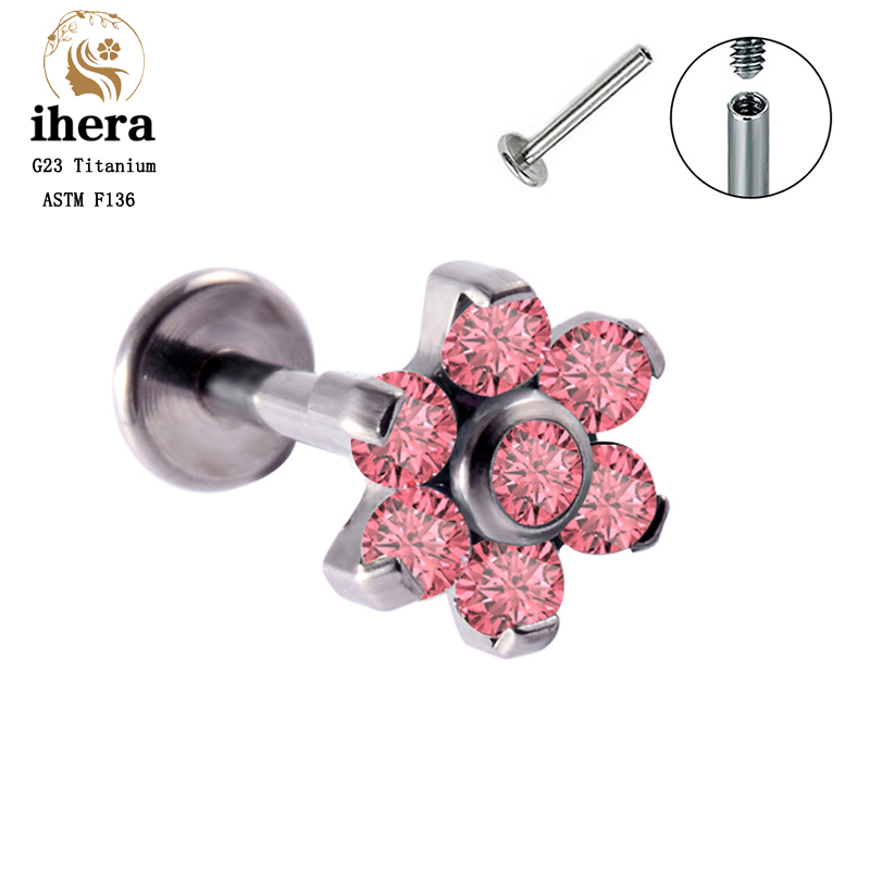 أقراط تيتانيوم G23 على شكل زهر - مراجعة Opal Earrings Dangle وسعره