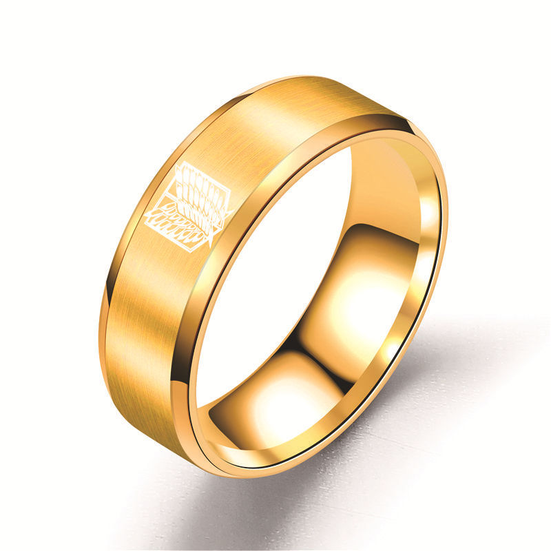 4 قطع خواتم أنيمي عصرية بشعار  - مراجعة Levi Jewelry & Watches Inc وسعره