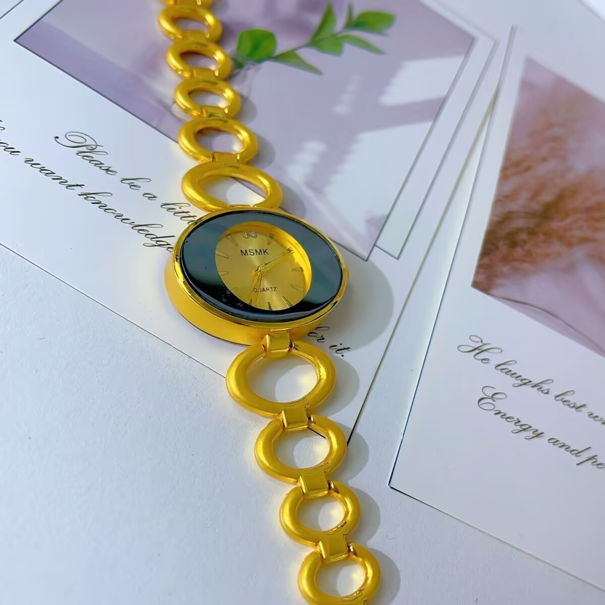 ساعة أمريكية جديدة مطلية بالذه - مراجعة Jewelry Watches & Accessories وسعره
